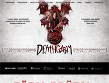 Tablet Screenshot of deathgasmthemovie.com
